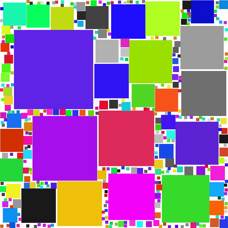 Generiertes Quadrate-Bild