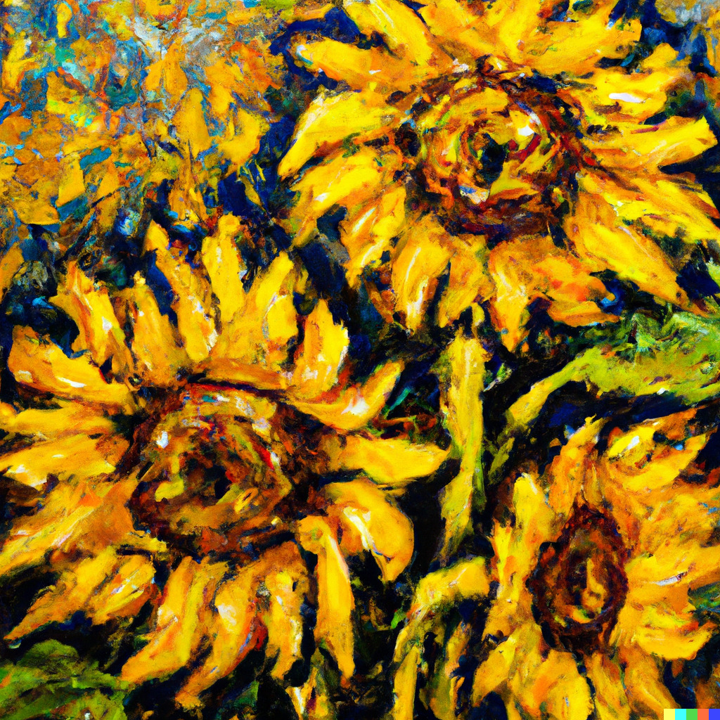 Sunflowers (KI-Kunst)