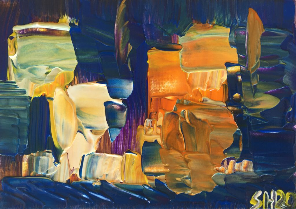 Abstraktes Bild über starke Gefühle