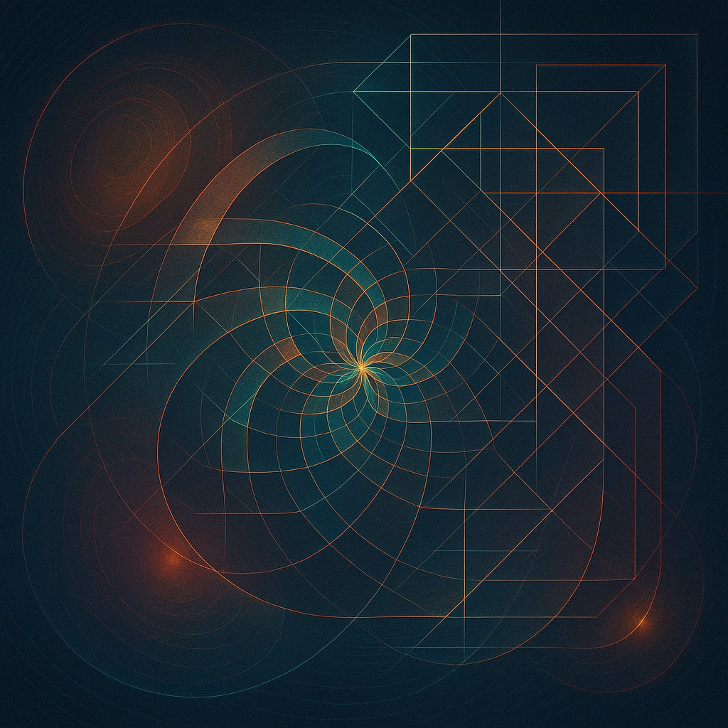 Generative KI-Kunst mit Ausdrucksform Spektralmathematik